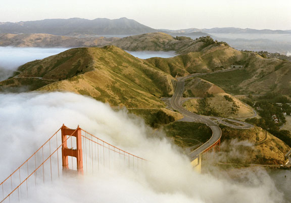 The Golden Gate Bridge and the Marin Headlands, Summer
