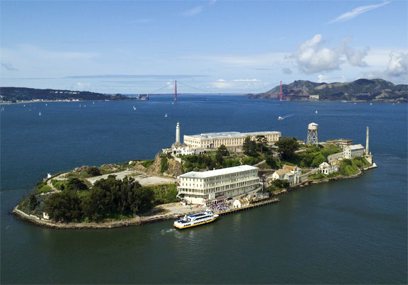 Alcatraz and the Golden Gate